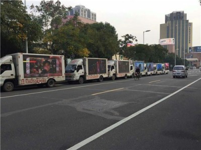 泉州晋江出租led广告舞台车图5