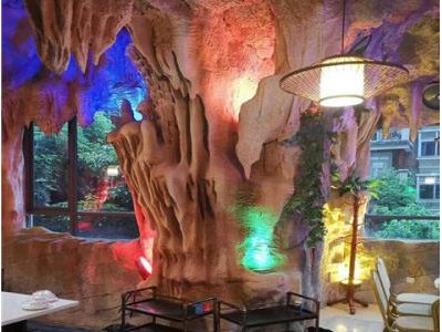 泉州洞穴风酒店餐厅装修安装推荐瑞奇工厂图2
