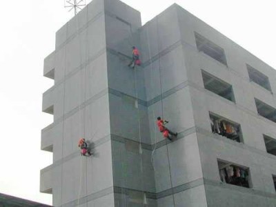 杭州外墙清洗高空作业蜘蛛人图2