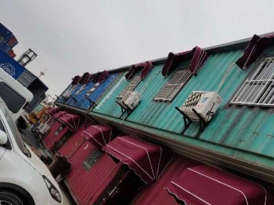 宁波镇海停车棚雨棚推拉棚制作图3