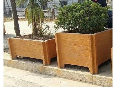 厦门市政道路仿木花箱供应瑞奇厂家包安装图1