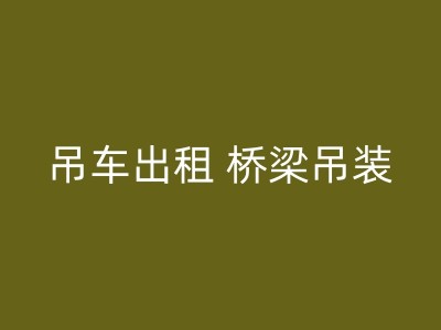 溧阳吊车师傅和吊装公司如何选择合适的？图1
