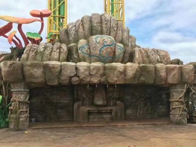 晋江石狮海岸景观雕塑防护栏杆定制厂家图2