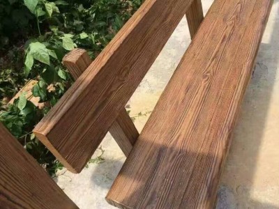 安溪景区仿木桌椅凉亭定制工厂专供景观制品图2