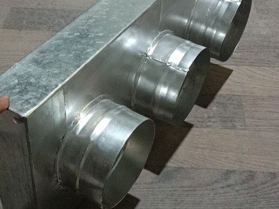 汨罗哪里有做通风管道白铁皮加工的图1