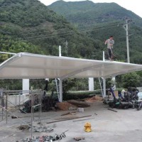 昆山停车棚材质怎么选？钢结构、铝合金、膜结构对比分析